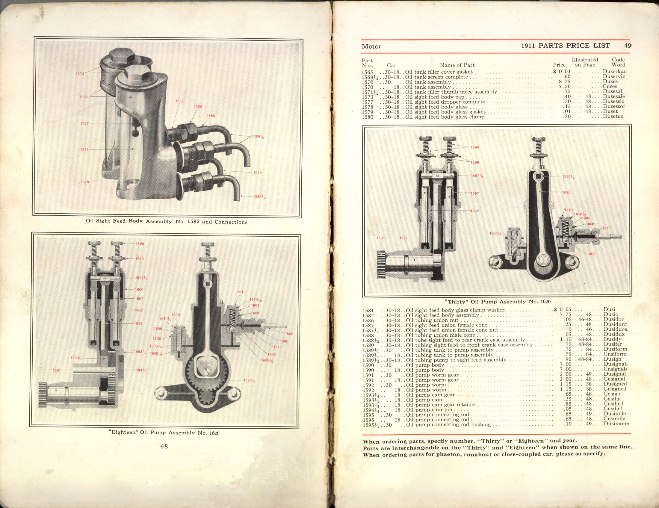 1911 Packard Owners Manual Page 19